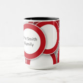 Aangepaste koffie Mok 15oz Voeg je naam toe met Za (Midden)