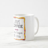 Aangepaste koffie-Mok Koffiemok (Voorkant rechts)