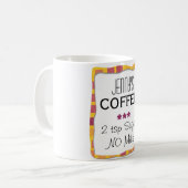 Aangepaste koffie-Mok Koffiemok (Voorkant links)