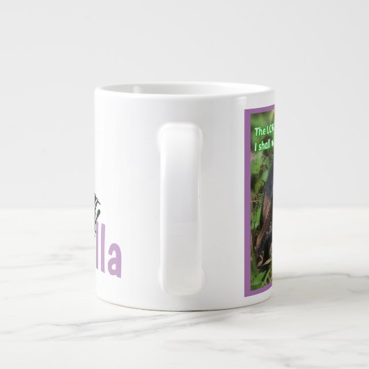 Aangepaste koffie-Mok met Inspirerend versie Grote Koffiekop (Achterkant)