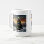 Aangepaste koffie Mok met modern design (Voorkant links)