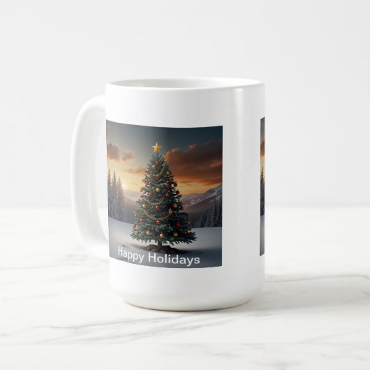 Aangepaste koffie Mok met modern design (Voorkant links)