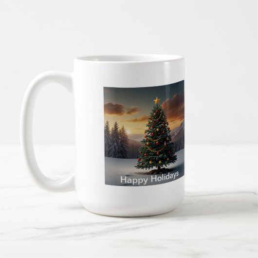 Aangepaste koffie Mok met modern design (Links)