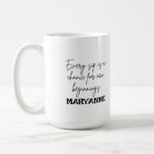 Aangepaste koffie Mok met modern design (Links)