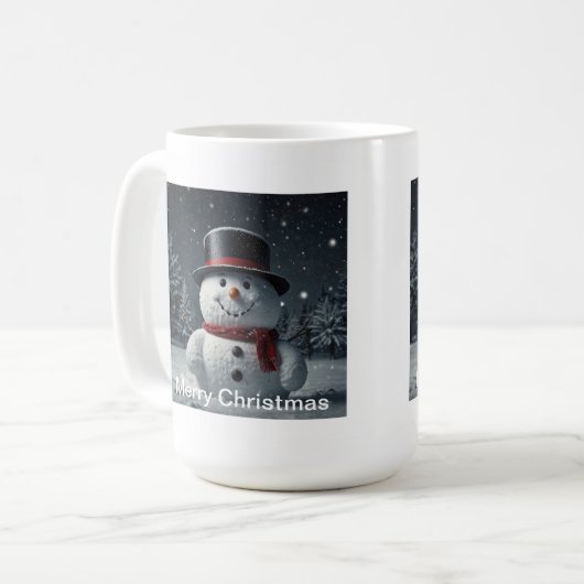 Aangepaste koffie Mok met modern design (Voorkant links)