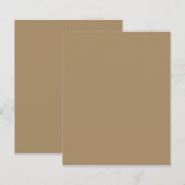 Aangepaste Koffie Stationery Paper Sheet (Voorkant / Achterkant)