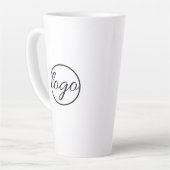 Aangepaste koffie Winkelen Restaurant Business Log Latte Mok (Linkerhoek)