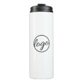 Aangepaste koffie Winkelen Restaurant Business Log Thermosbeker (Voorkant)