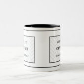 Aangepaste koffiebar tweekleurige koffiemok (Center)