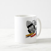 Aangepaste koffiebeker met roepnaam koffiemok (Voorkant rechts)