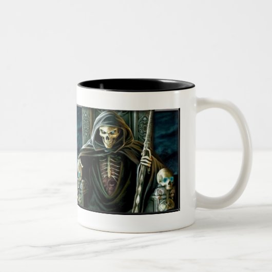 Aangepaste koffiebeker UT Tweekleurige Koffiemok (Rechts)