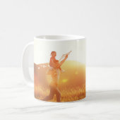 Aangepaste koffiebekers gepersonaliseerd met uw fo koffiemok (Voorkant links)