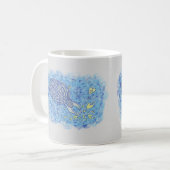 Aangepaste koffiebogen van Archangel Michael's Sup Koffiemok (Voorkant links)