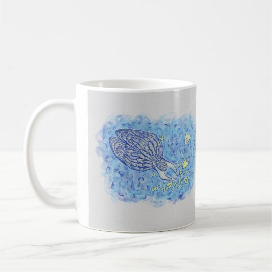 Aangepaste koffiebogen van Archangel Michael's Sup Koffiemok (Links)