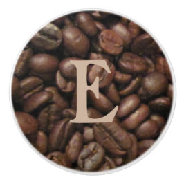 Aangepaste koffiebonen - kabinetknop keramische knop