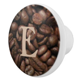 Aangepaste koffiebonen - kabinetknop keramische knop