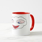 Aangepaste Koffiecrème met volledige kleuren Mok (Voorkant rechts)