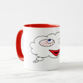 Aangepaste Koffiecrème met volledige kleuren Mok (Voorkant links)