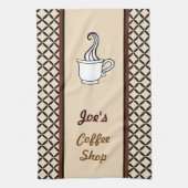 Aangepaste koffiehanddoek theedoek (Verticaal)