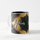 Aangepaste koffiehandschoenen tweekleurige koffiemok (Voorkant links)