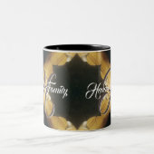 Aangepaste koffiehandschoenen tweekleurige koffiemok (Center)