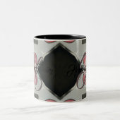 Aangepaste koffiehandschoenen tweekleurige koffiemok (Center)