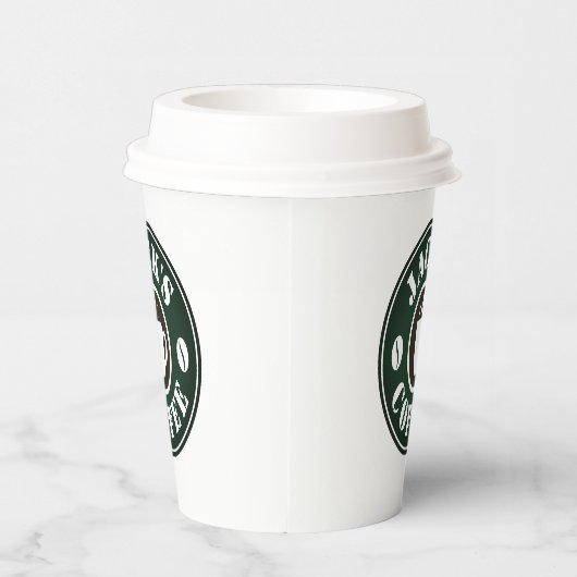 Aangepaste koffiekopjes op papier met dekstofartik papieren bekers (Rechts)