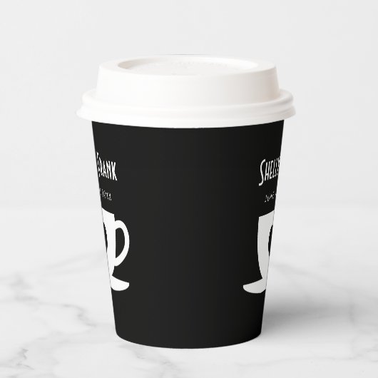 Aangepaste koffiekopjes voor papier voor bruiloft papieren bekers (Links)