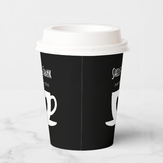 Aangepaste koffiekopjes voor papier voor bruiloft papieren bekers (Rechts)