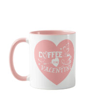 Aangepaste Koffieliefhebber Roze Hart Pijl Valenti