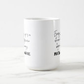Aangepaste koffiemok met modern ontwerp (Center)