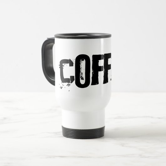 Aangepaste koffiereiswieg - Personaliseren Reisbeker (Voorkant links)