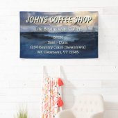 Aangepaste koffiewinkel Signaal Banner (Insitu)