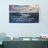 Aangepaste koffiewinkel Signaal Banner (Beurs)