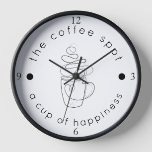 Aangepaste Koffiezaak Voeg uw Logo toe Modern Mini