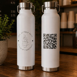 Aangepaste Koffiezaak Voeg uw Logo toe Modern Mini Waterfles