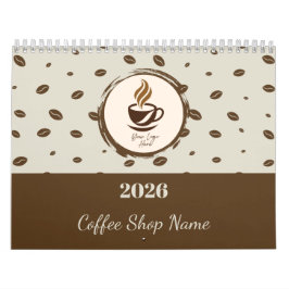 Aangepaste Koffiezaakkalender 2026 ,Persoonlijke B Kalender