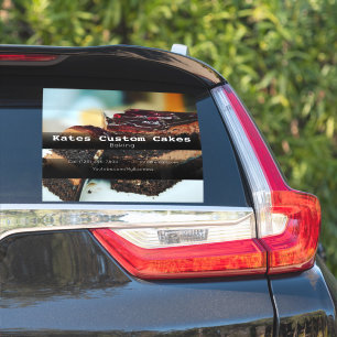 Aangepaste kokers bedrijfsvoertuig Adverteren Stic Sticker