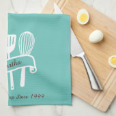 Aangepaste kok's theedoek (Quarter Fold)