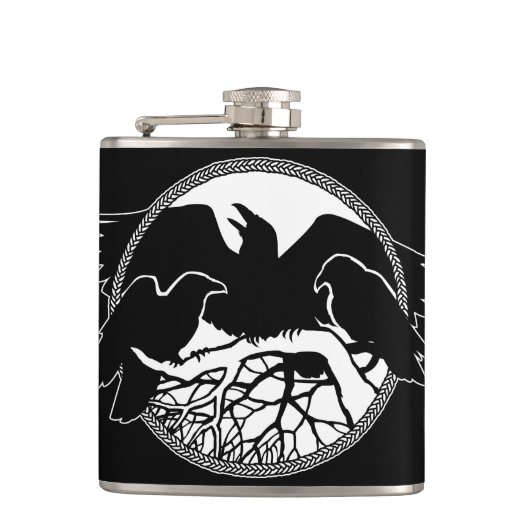 Aangepaste kolf, Drink voor roerwoud Heupfles (Voorkant)