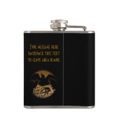 Aangepaste kolf, Drink voor roerwoud Heupfles (Achterkant)