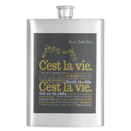 Aangepaste kolf voor C'est La Vie Flacon (Voorkant)