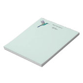 Aangepaste Kolibrie Notitieblok (Linkerzijde)