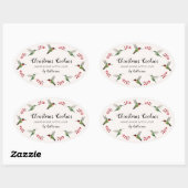 Aangepaste Kolibrie Ovale Sticker (Vel)
