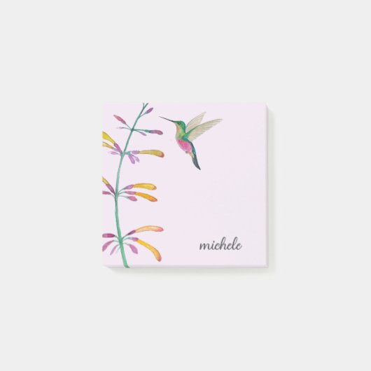 Aangepaste kolibrie  post-it® notes (Voorkant)