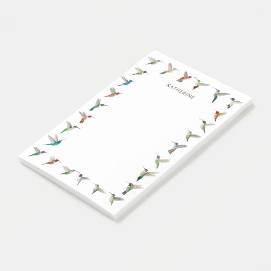 Aangepaste Kolibrie Post-it Notities Post-it® Notes (Schuin)