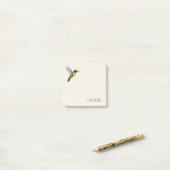 Aangepaste Kolibrie Post-it Notities Post-it® Notes (Op bureau)
