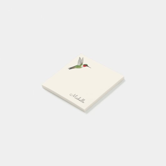 Aangepaste Kolibrie Post-it Notities Post-it® Notes (Schuin)