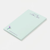 Aangepaste kolibries Notitieblok Post-it® Notes (Schuin)