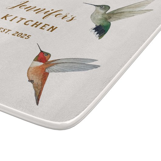 Aangepaste Kolibries Snijplank (Hoek)
